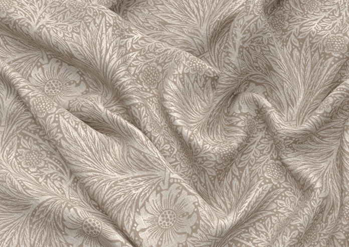 William Morris Marigold, Woven Linen - Roman Blind - Image 4
